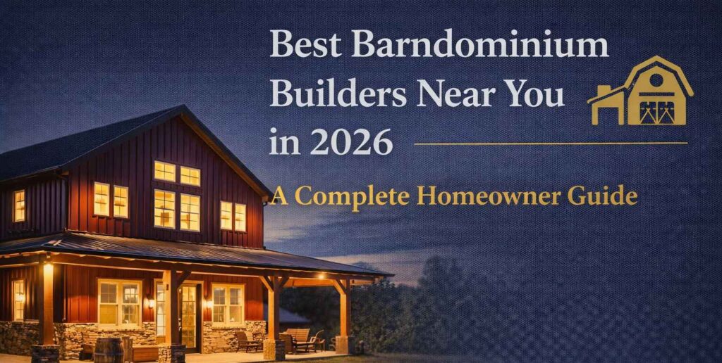 Best Barndominium Builders Near You in 2026: A Complete Homeowner Guide