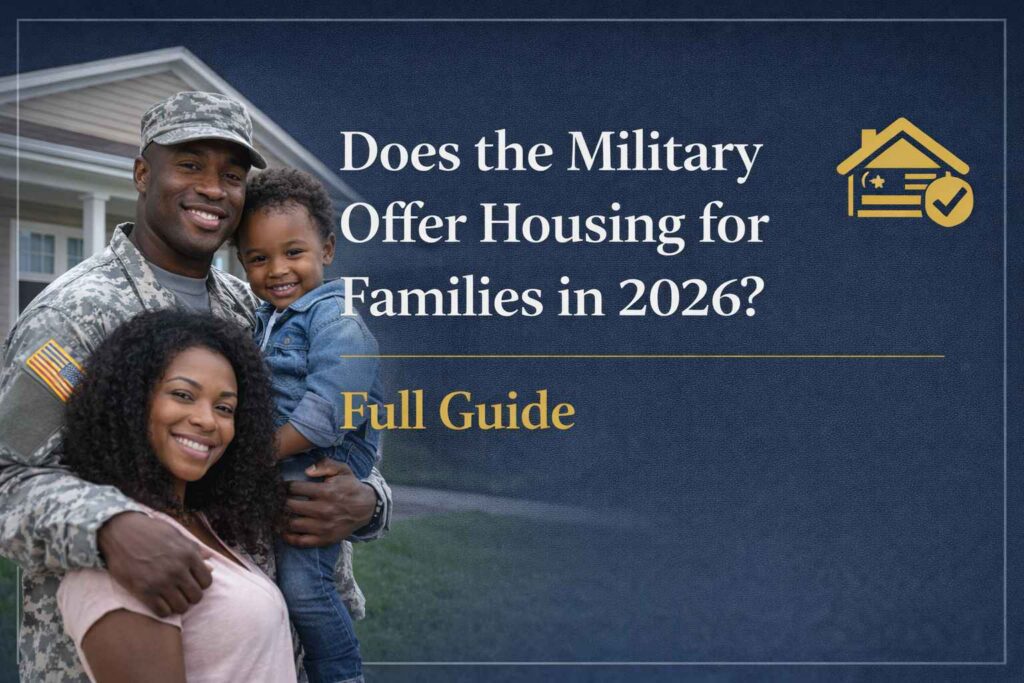 Does the Military Offer Housing for Families in 2026? Full Guide