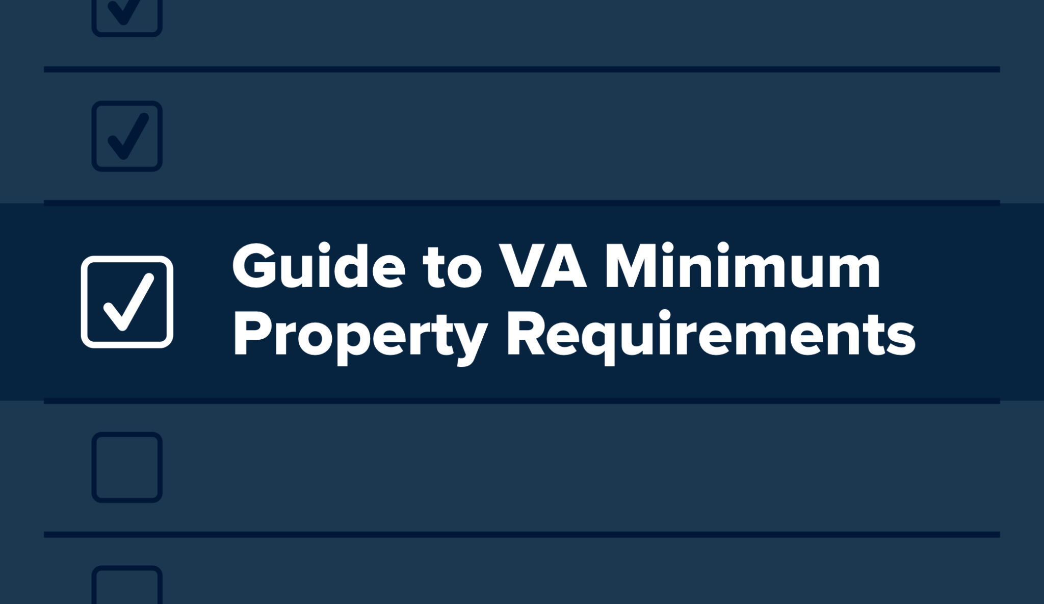 VA Appraisal Checklist and Guidelines in 2023 Security America Mortgage